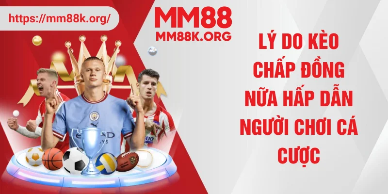 Lý do kèo chấp đồng nữa hấp dẫn người chơi cá cược